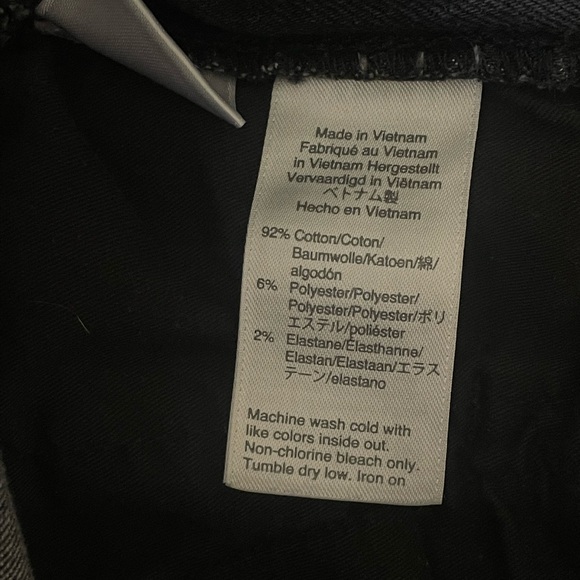 J. Crew Point Sur Charcoal Wash Black Shoreditch Straight Jeans Women's Size 27P - Picture 6 of 10